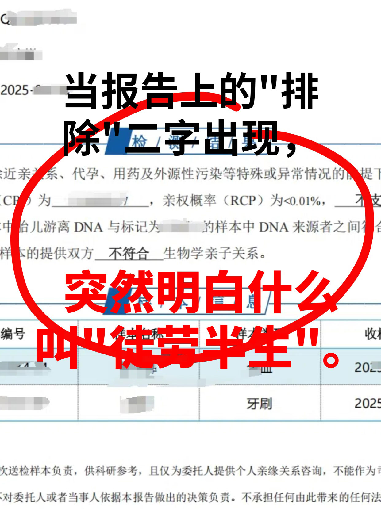 亲子鉴定案例展示十六 亲子鉴定案例展示十六